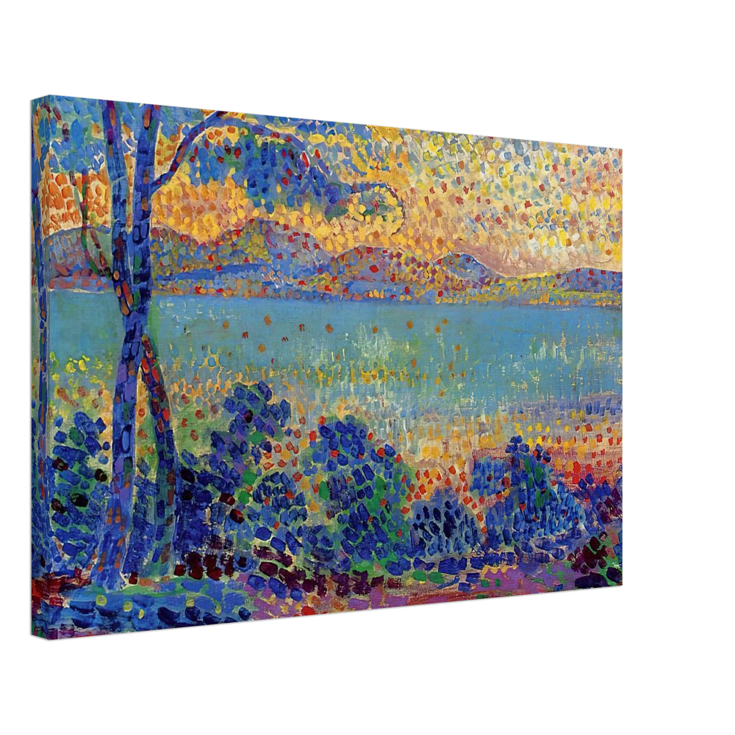 Henri-Edmond Cross - Provence Landscape Canvas - 70x100 cm / 28x40 inches-canvas