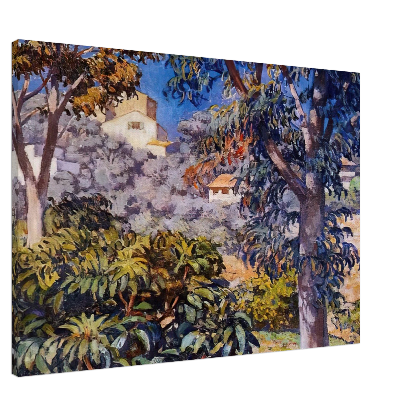 Theo van Rysselberghe - NOON LANDSCAPE Canvas - 20x30 cm / 8x12 inches-canvas