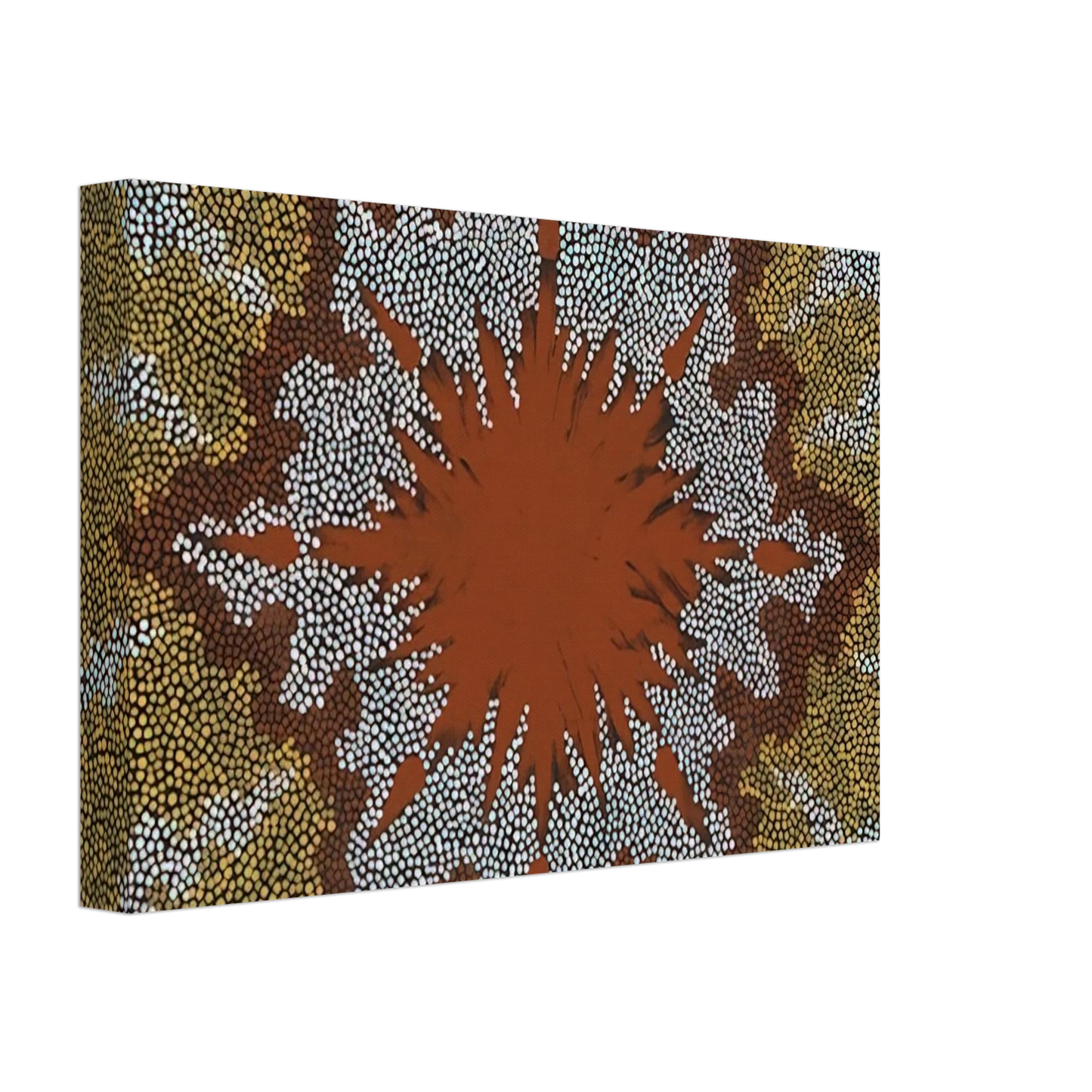 Clifford Possum Tjapaltjarri - Fire Dreaming - 1994 Canvas - 40x60 cm / 16x24 inches-canvas