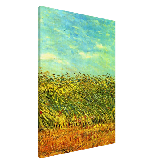 Vincent van Gogh - Wheat Field with a Lark Canvas - 20x30 cm / 8x12 inches-canvas
