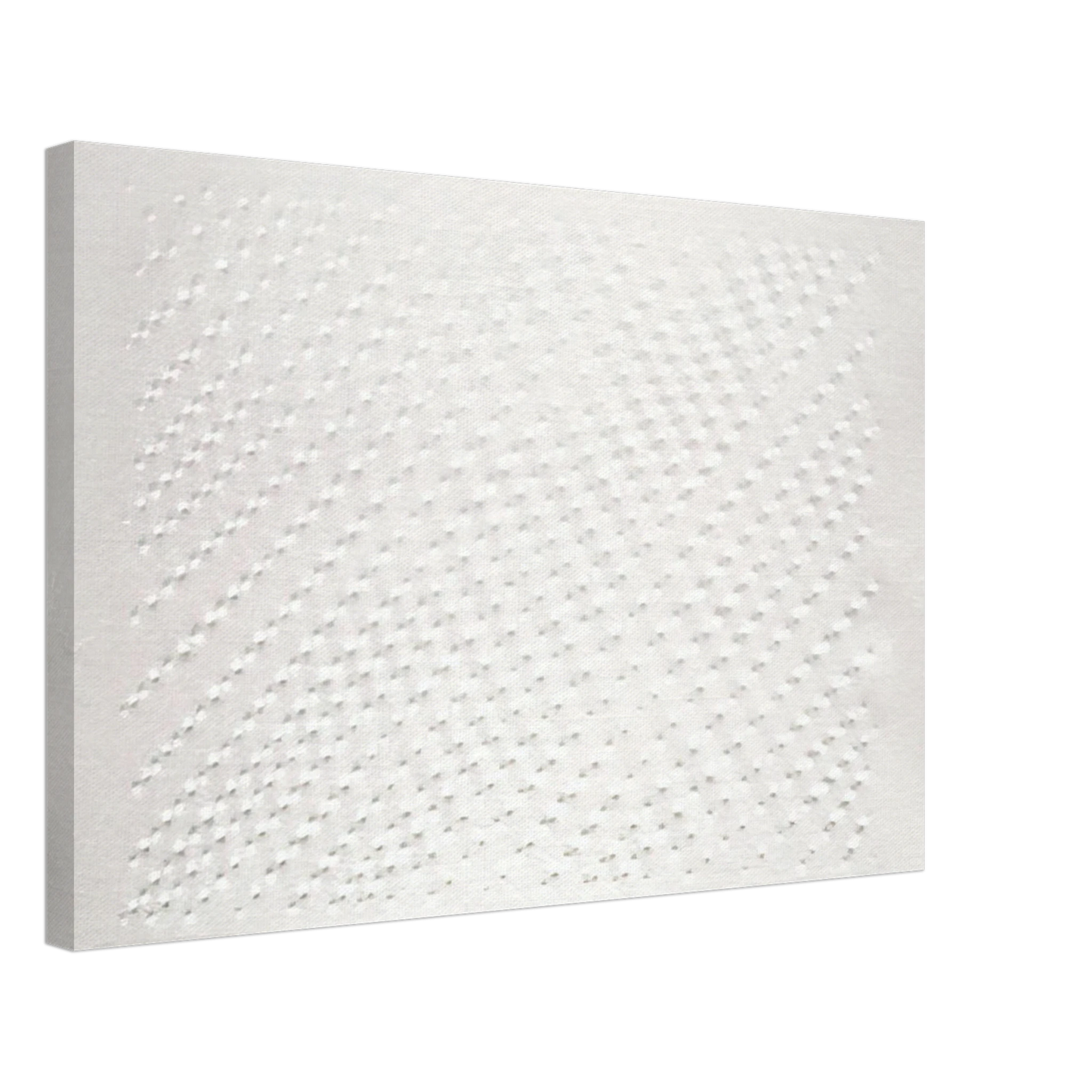 Enrico Castellani - Untitled Hommage a Santomaso - Spatialism Canvas - 40x60 cm / 16x24 inches-canvas