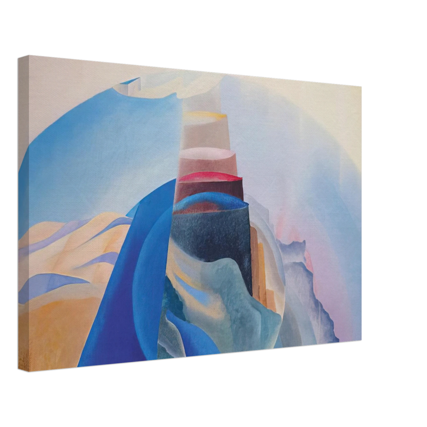 Benedetta Cappa - Mount Tabor - 1936 Canvas - 40x60 cm / 16x24 inches-canvas