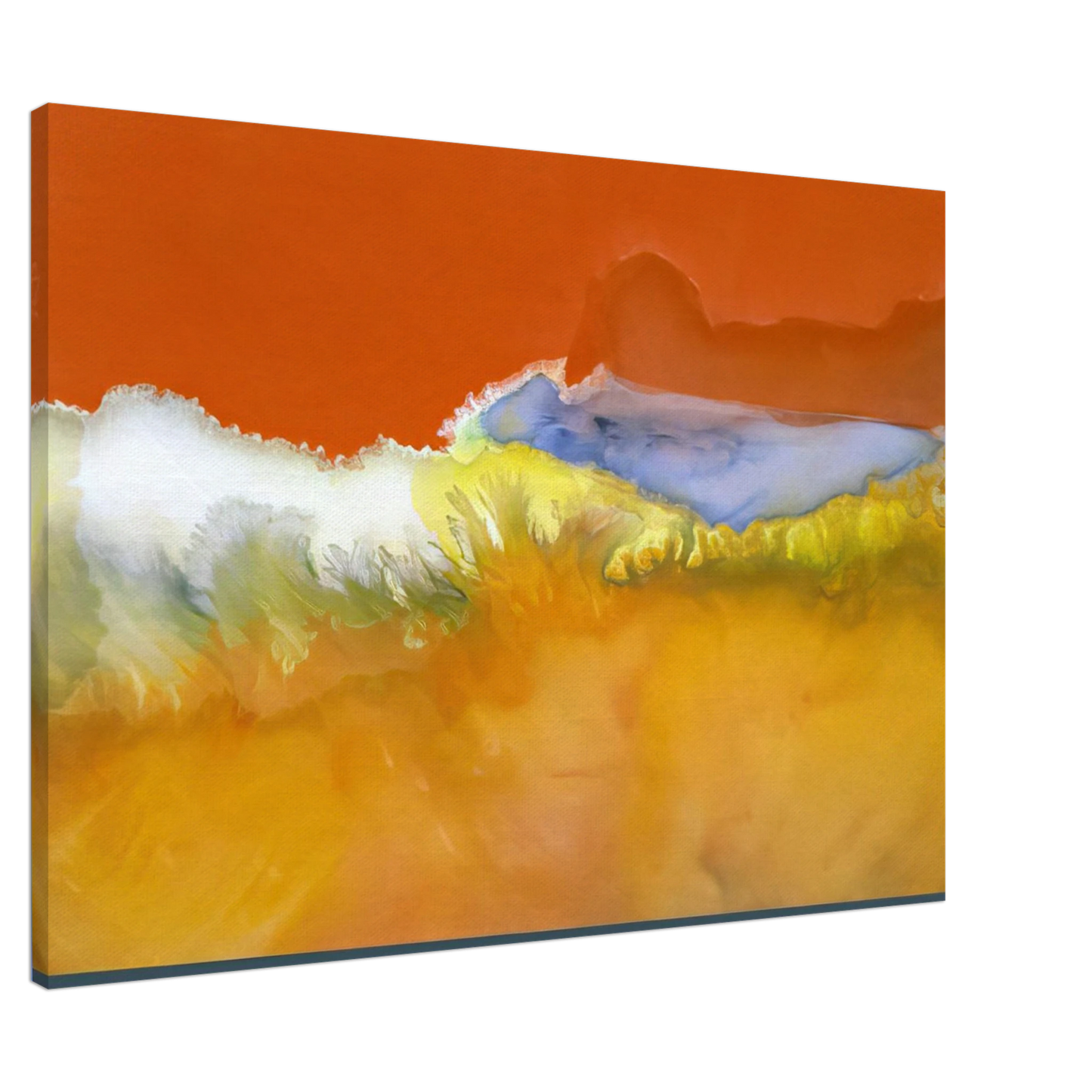 Ronnie Landfield - Violet Grove - 1978 Canvas - 20x30 cm / 8x12 inches-canvas