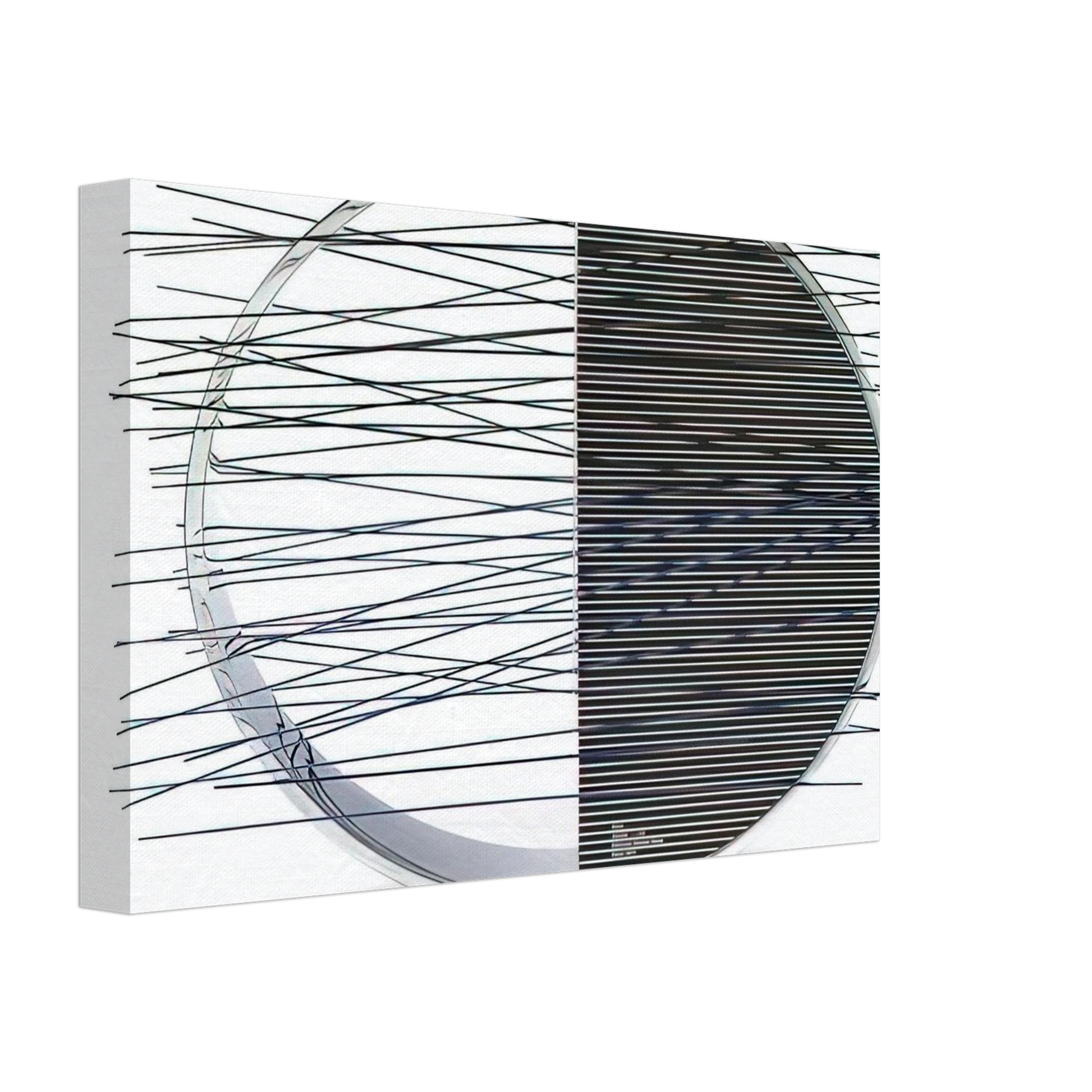 Jesus Rafael Soto - ANELLO Canvas - 70x100 cm / 28x40 inches-canvas