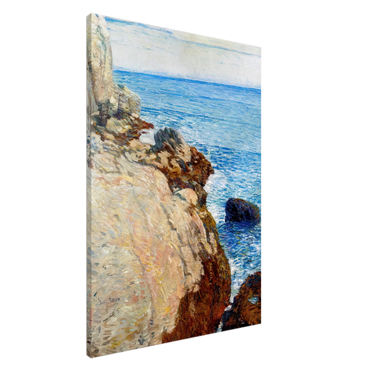 Childe Hassam - The East Headland, Appledore - Isles of Shoals Canvas - 20x30 cm / 8x12 inches-canvas