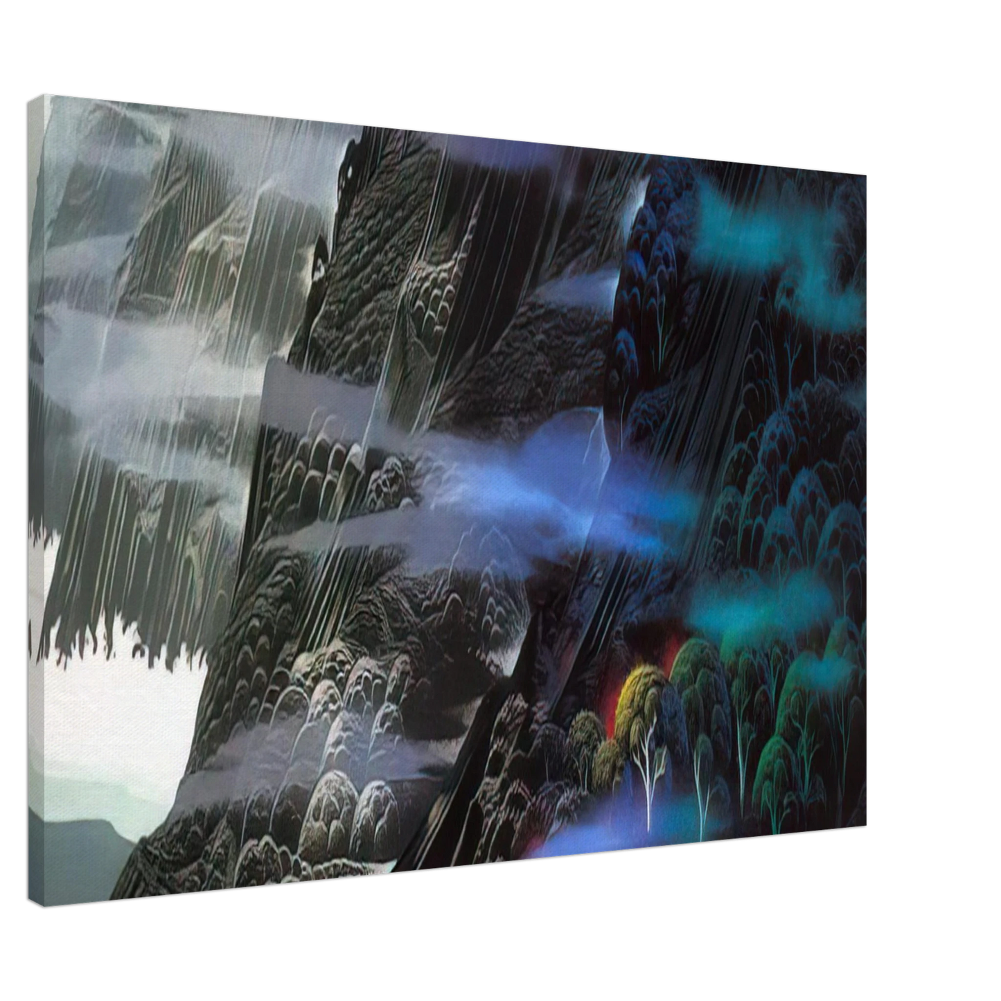 Eyvind Earle - Emerald Coast Canvas - 20x30 cm / 8x12 inches-canvas