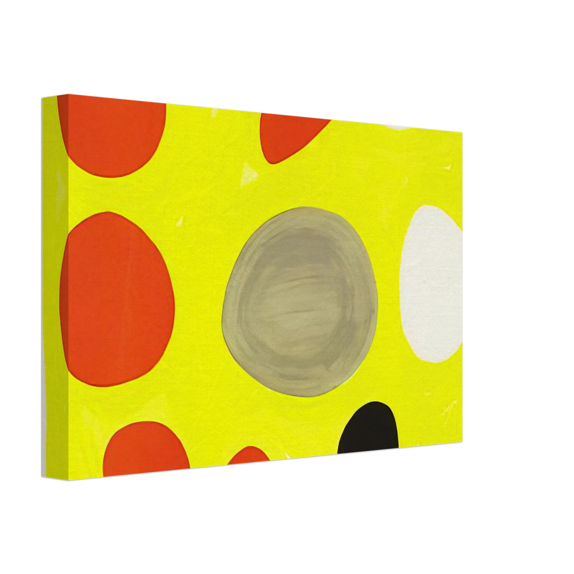 Alexander Calder - GREY OVAL 1975 Canvas - 40x60 cm / 16x24 inches-canvas