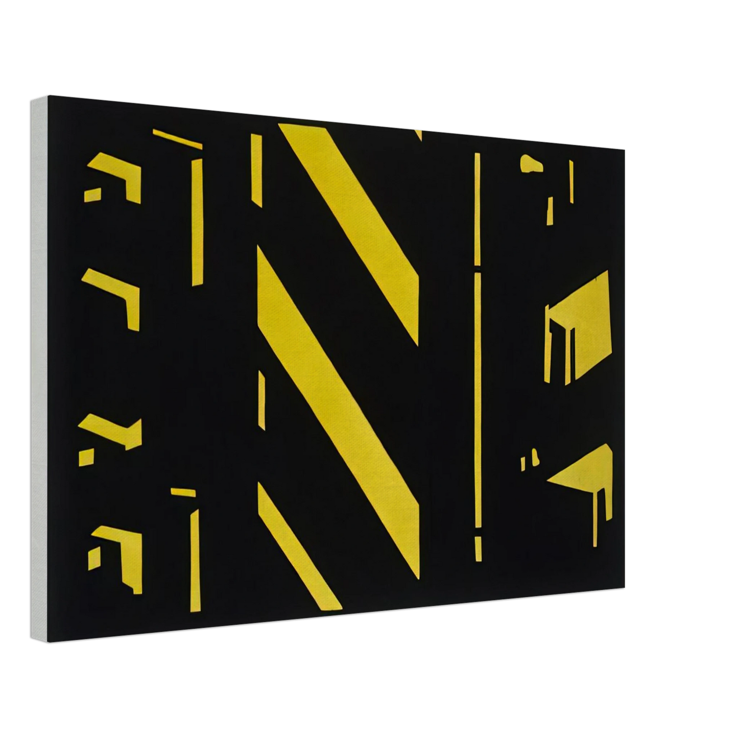 Ralston Crawford - Third Avenue Elevated #1 1951 - Purism Canvas - 40x60 cm / 16x24 inches-canvas