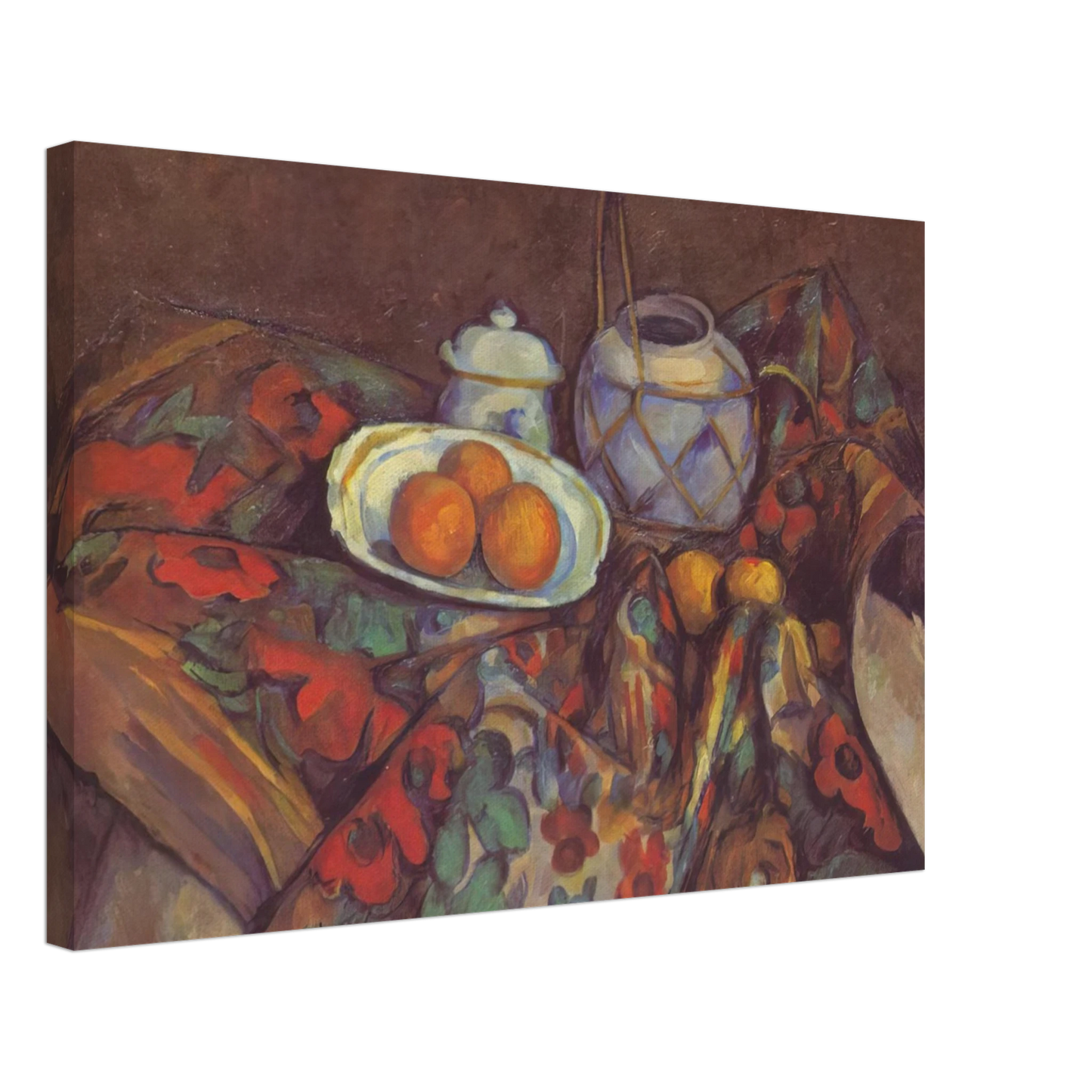 Paul Cezanne - Still Life with Oranges Canvas - 70x100 cm / 28x40 inches-canvas