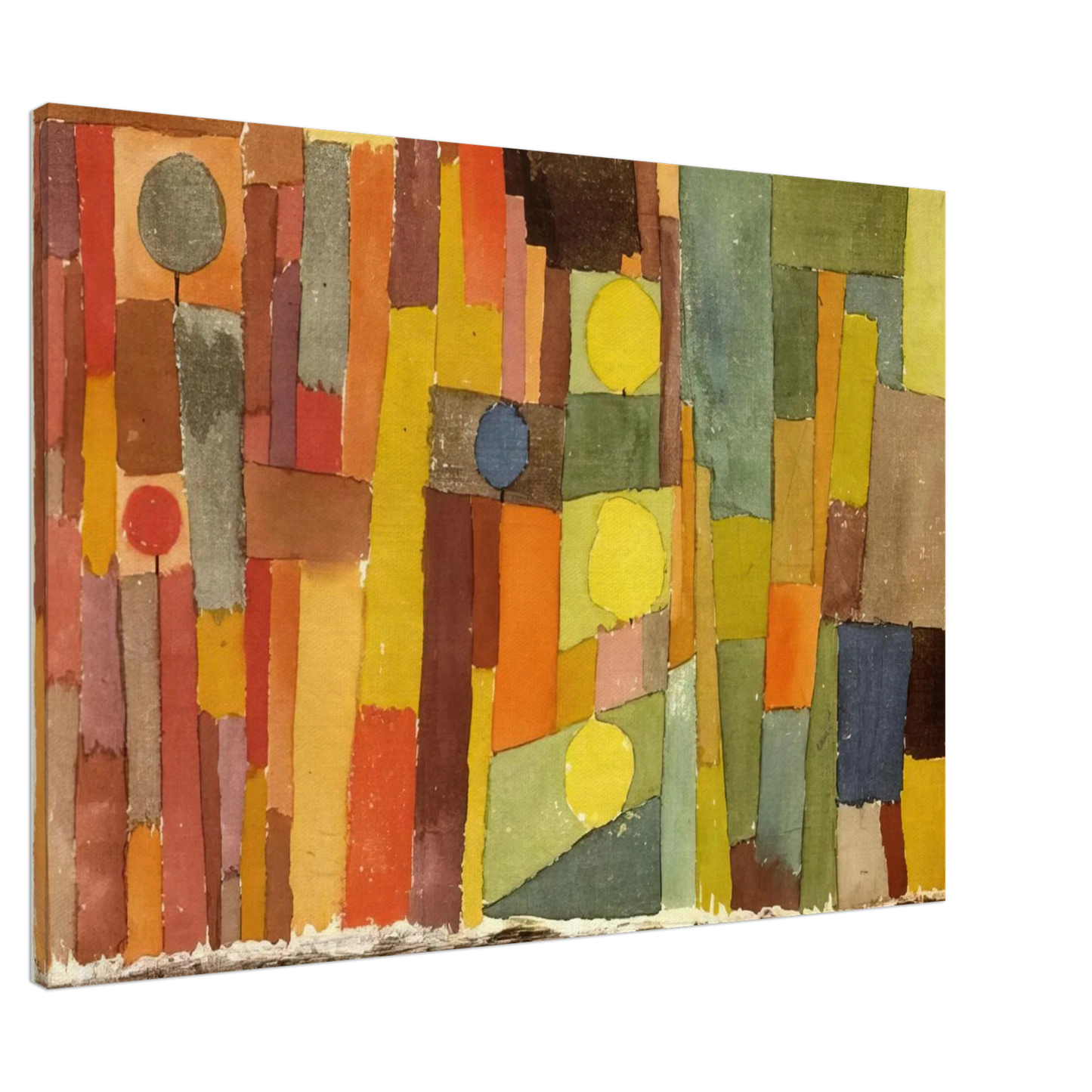 Paul Klee - IN THE STYLE OF KAIROUAN 1914 Canvas - 20x30 cm / 8x12 inches-canvas