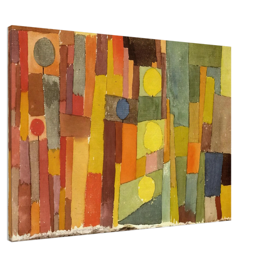 Paul Klee - IN THE STYLE OF KAIROUAN 1914 Canvas - 20x30 cm / 8x12 inches-canvas