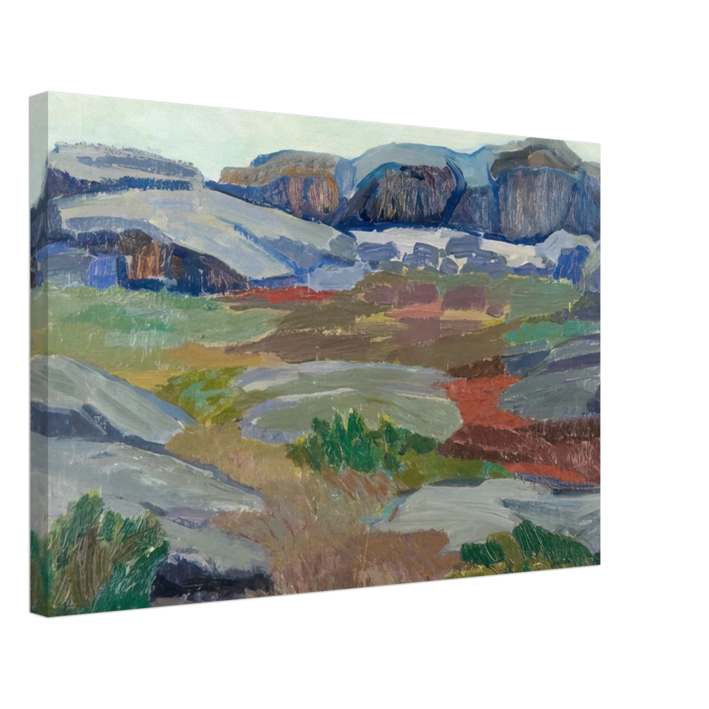 Tove Jansson - View from Pellinge - Expressionism Canvas - 40x60 cm / 16x24 inches-canvas