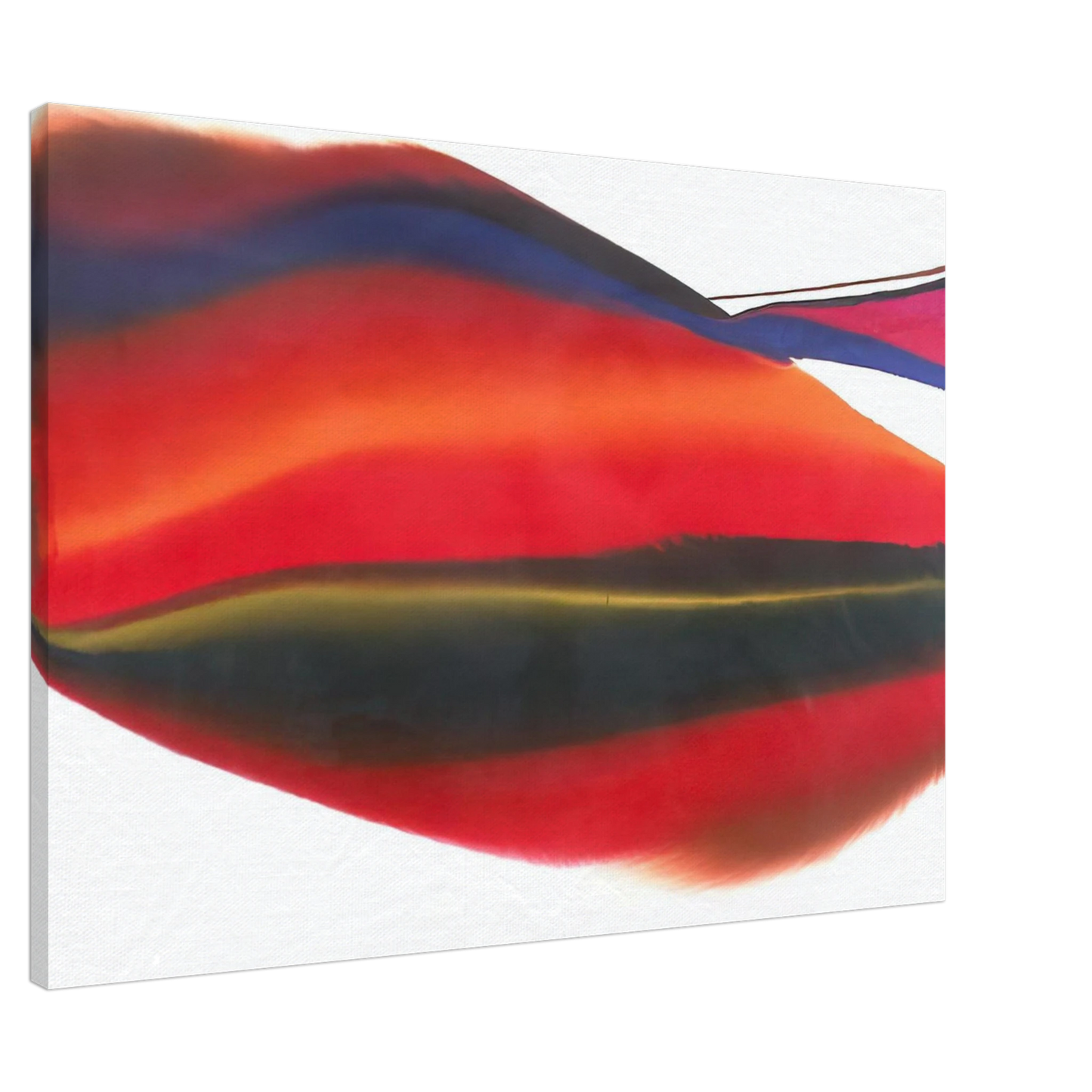 Paul Jenkins - Phenomena Lands End - 1974 Canvas - 20x30 cm / 8x12 inches-canvas