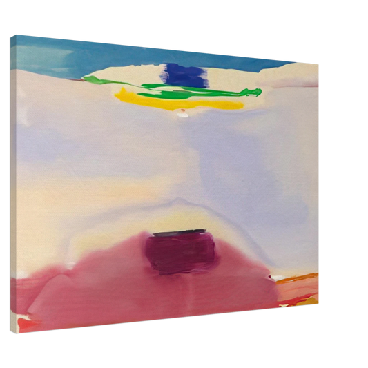 Helen Frankenthaler - Leveling - 1973 Canvas - 20x30 cm / 8x12 inches-canvas
