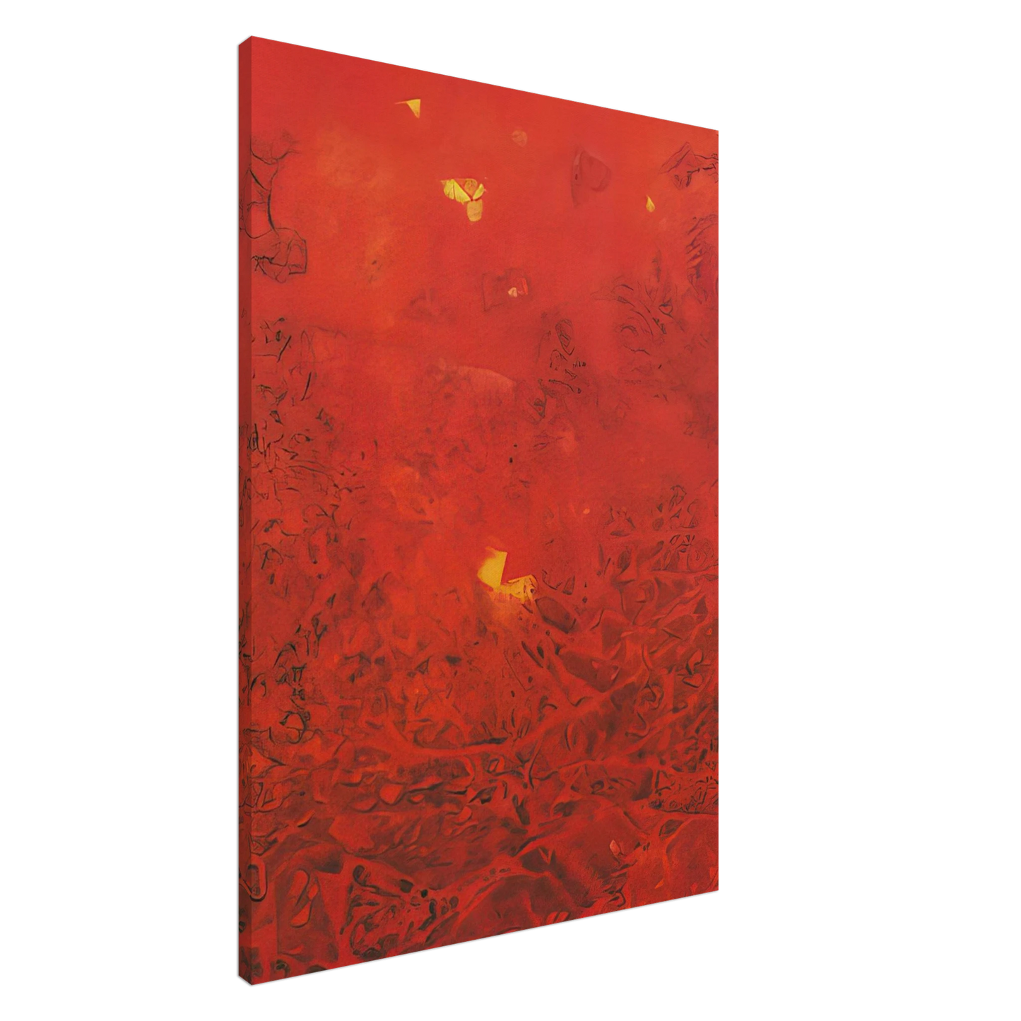 Max Ernst - Le jardin de la France Canvas - 20x30 cm / 8x12 inches-canvas