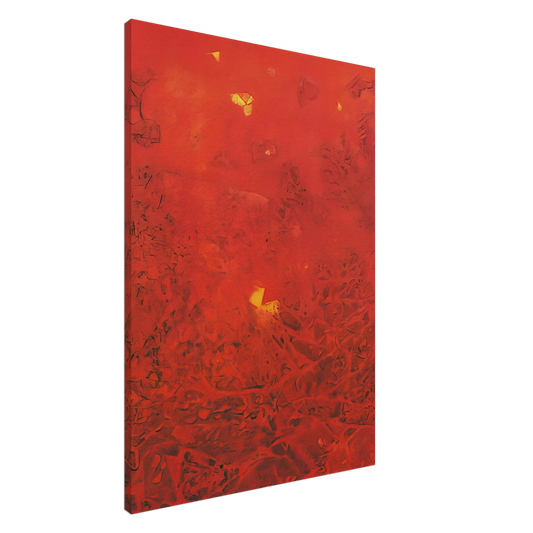 Max Ernst - Le jardin de la France Canvas - 20x30 cm / 8x12 inches-canvas