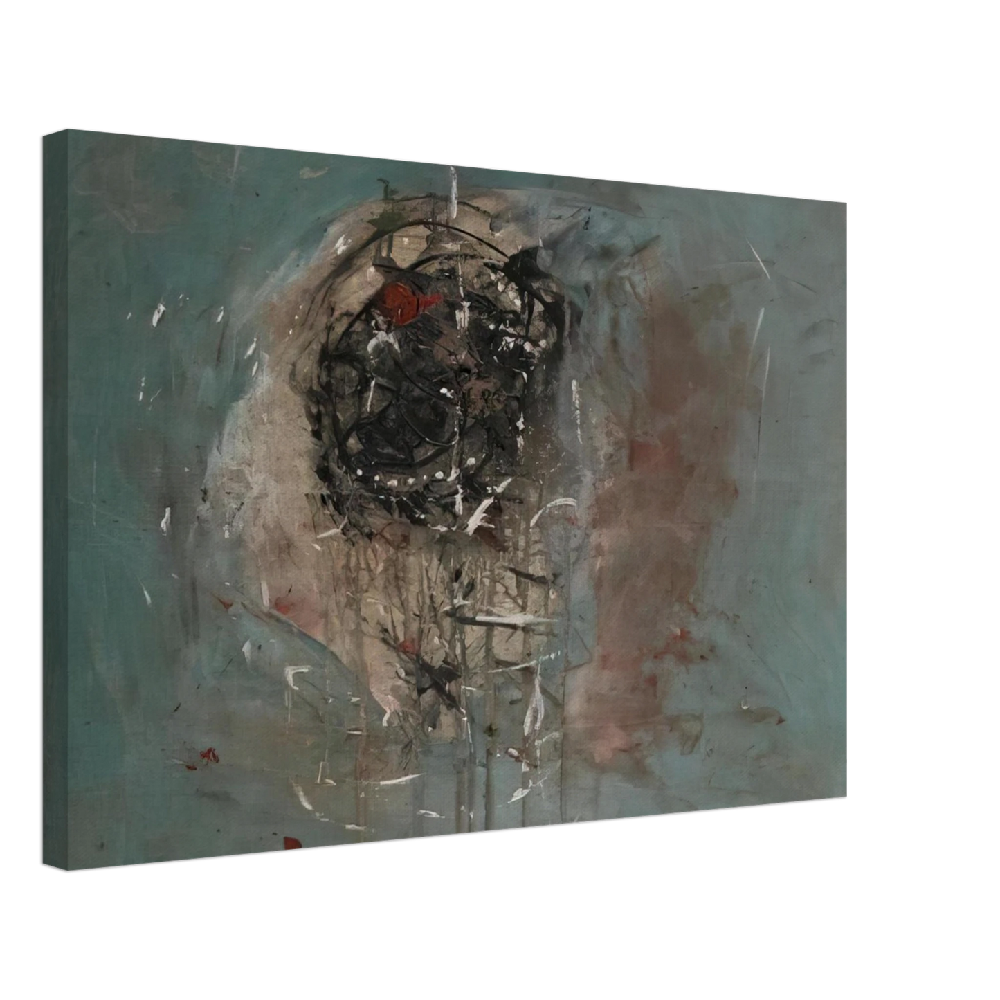 Wols - Composition - 1948 Canvas - 70x100 cm / 28x40 inches-canvas