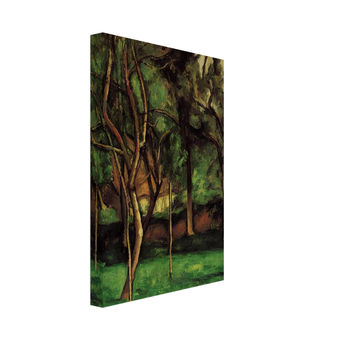 Paul Cezanne - Orchard Canvas - 40x60 cm / 16x24 inches-canvas