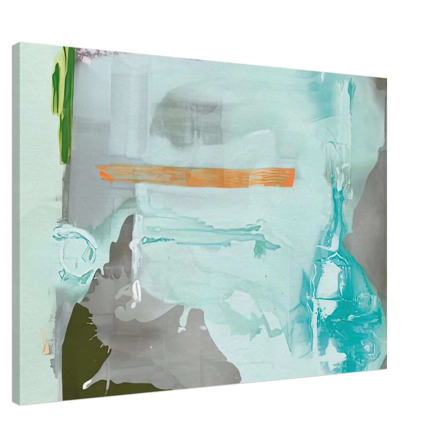 Helen Frankenthaler - Poseidon, 1990- Canvas - 20x30 cm / 8x12 inches-canvas