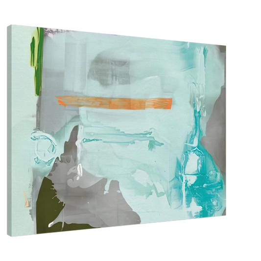 Helen Frankenthaler - Poseidon, 1990- Canvas - 20x30 cm / 8x12 inches-canvas