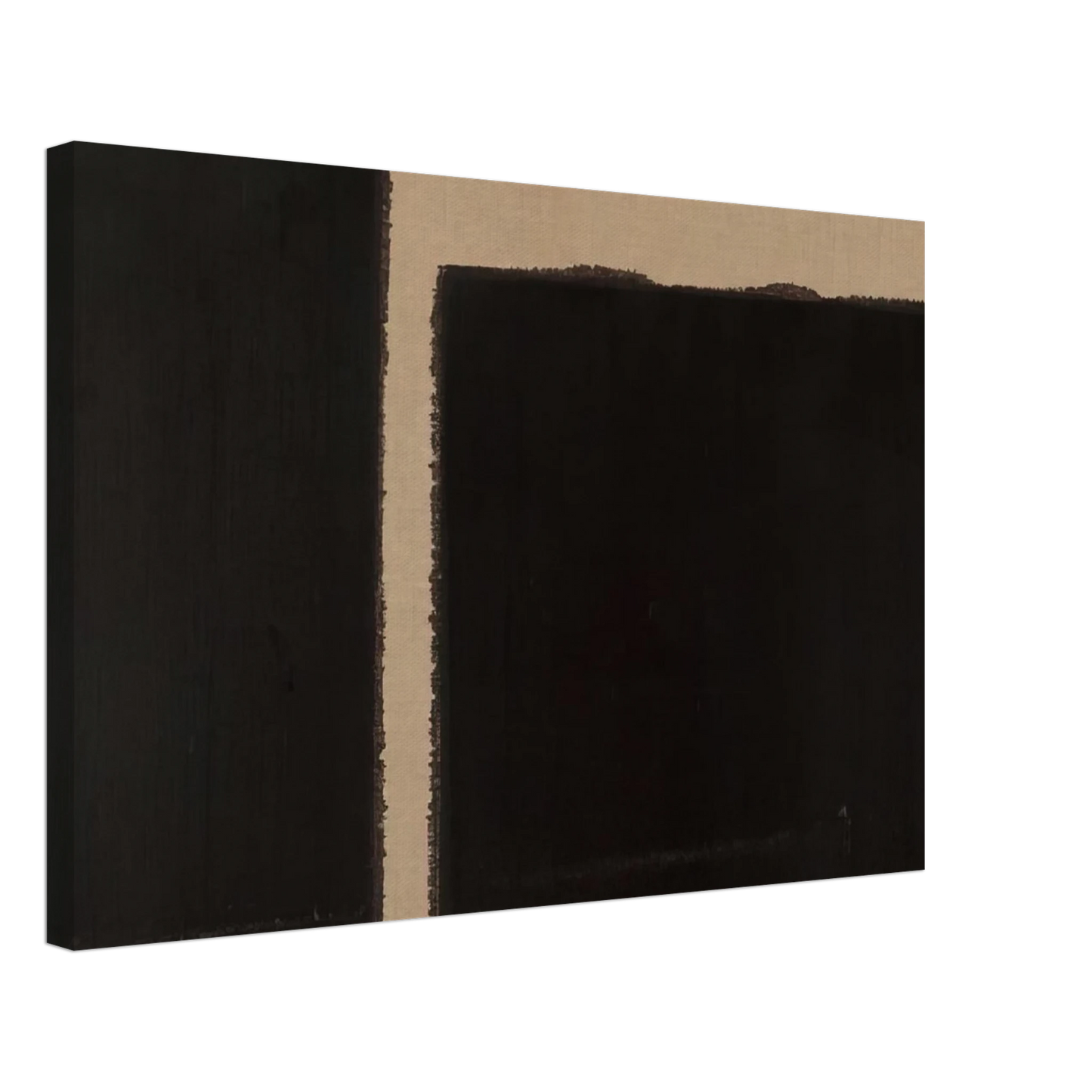 Yun Hyong-keun - Burnt Umber  Ultramarine Blue - 1998 Canvas - 40x60 cm / 16x24 inches-canvas