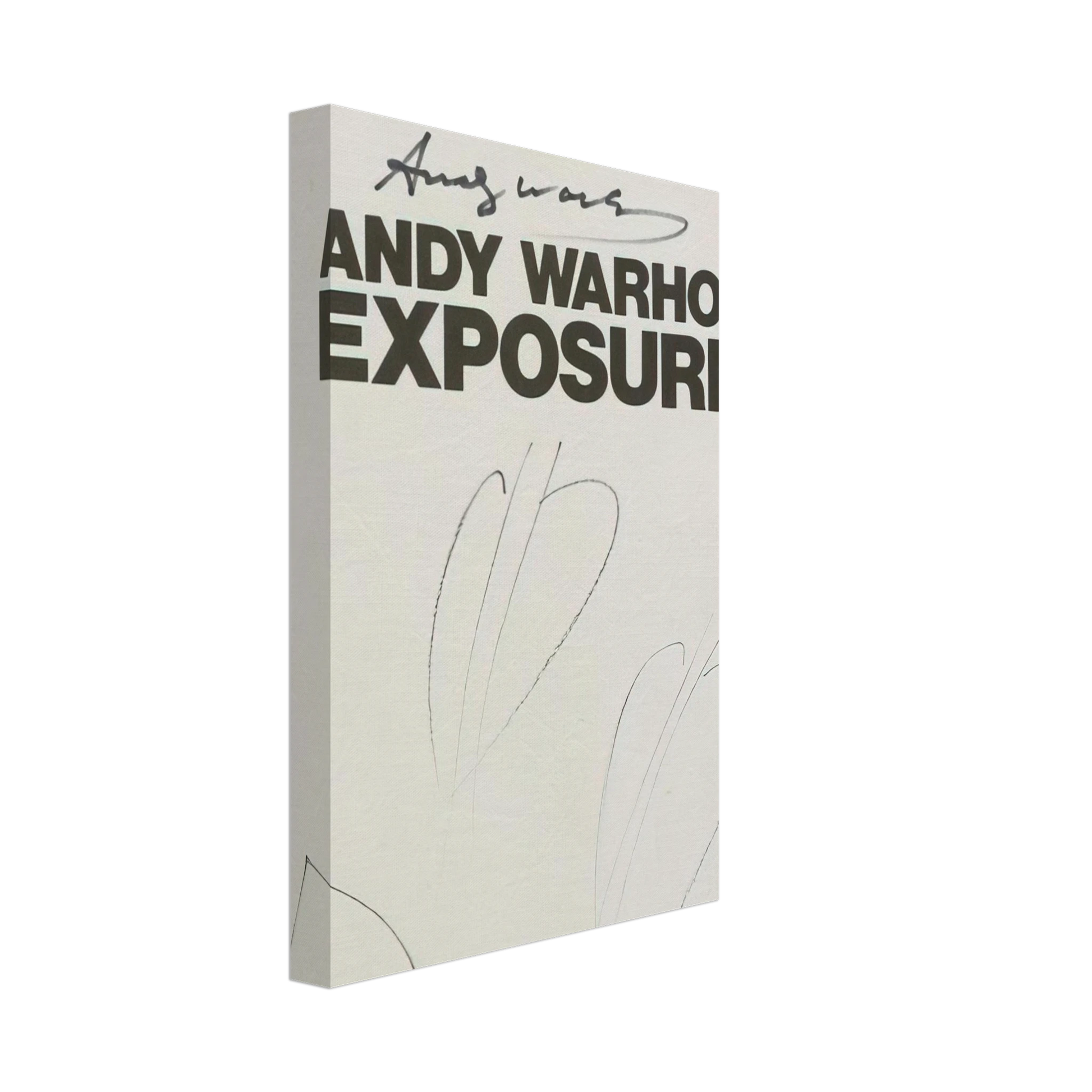 Andy Warhol - Butterfly Hearths  Andy Warhol's Exposures  Canvas - 40x60 cm / 16x24 inches-canvas