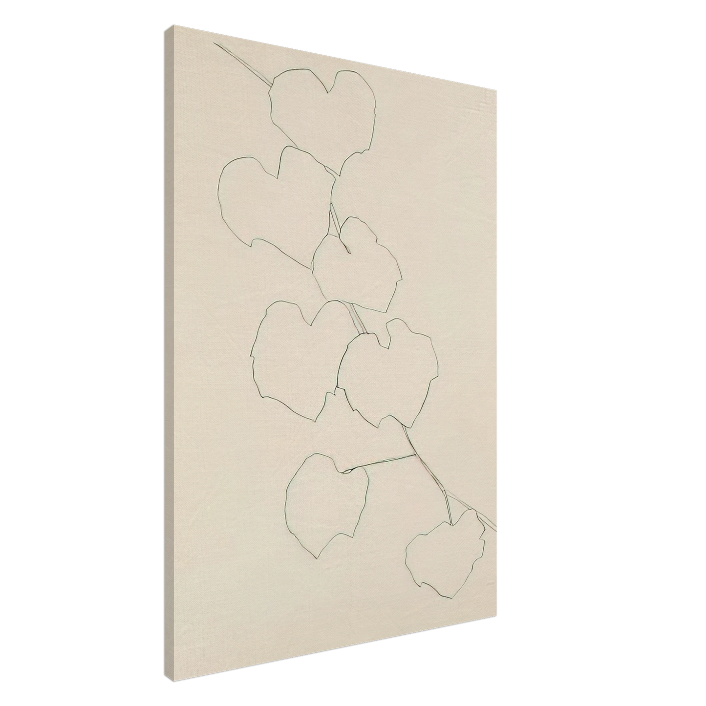 Ellsworth Kelly - Grape Leaves II Canvas - 20x30 cm / 8x12 inches-canvas