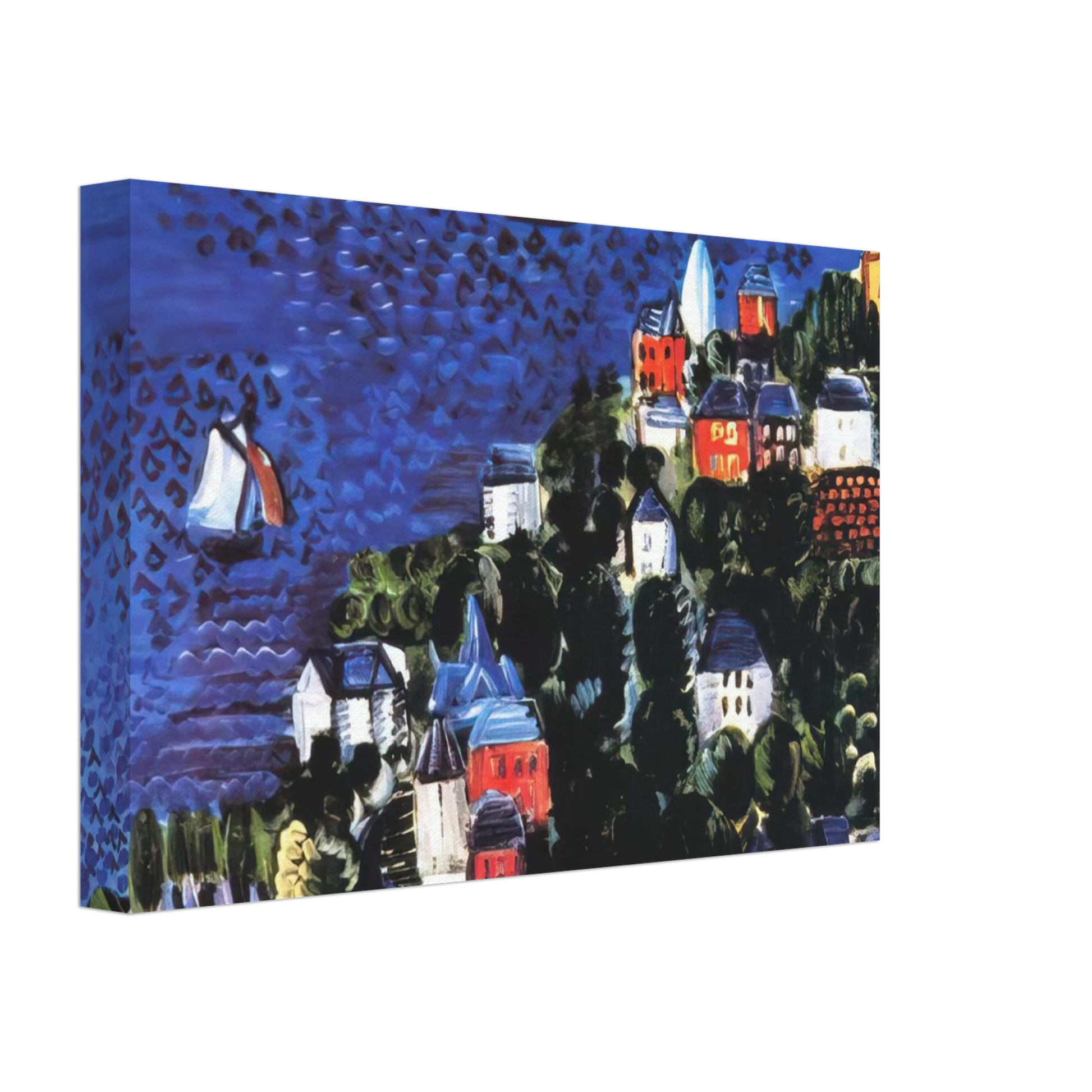 Raoul Dufy - VIEW OF SAINTE ADRESSE Canvas - 70x100 cm / 28x40 inches-canvas