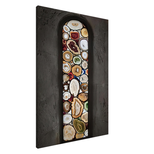 Sigmar Polke - AHATFENSTER 2009 0 Canvas - 20x30 cm / 8x12 inches-canvas