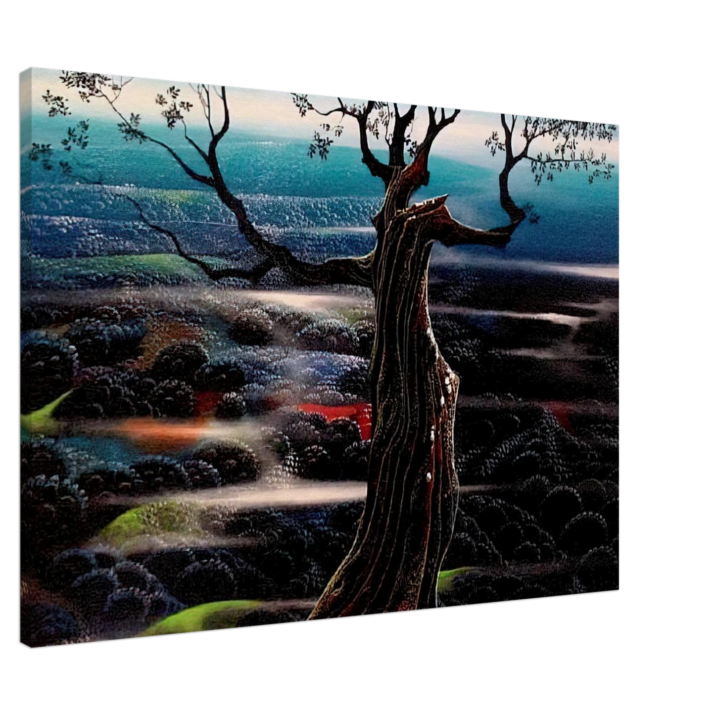Eyvind Earle - Wild Valley Canvas - Default Title-canvas