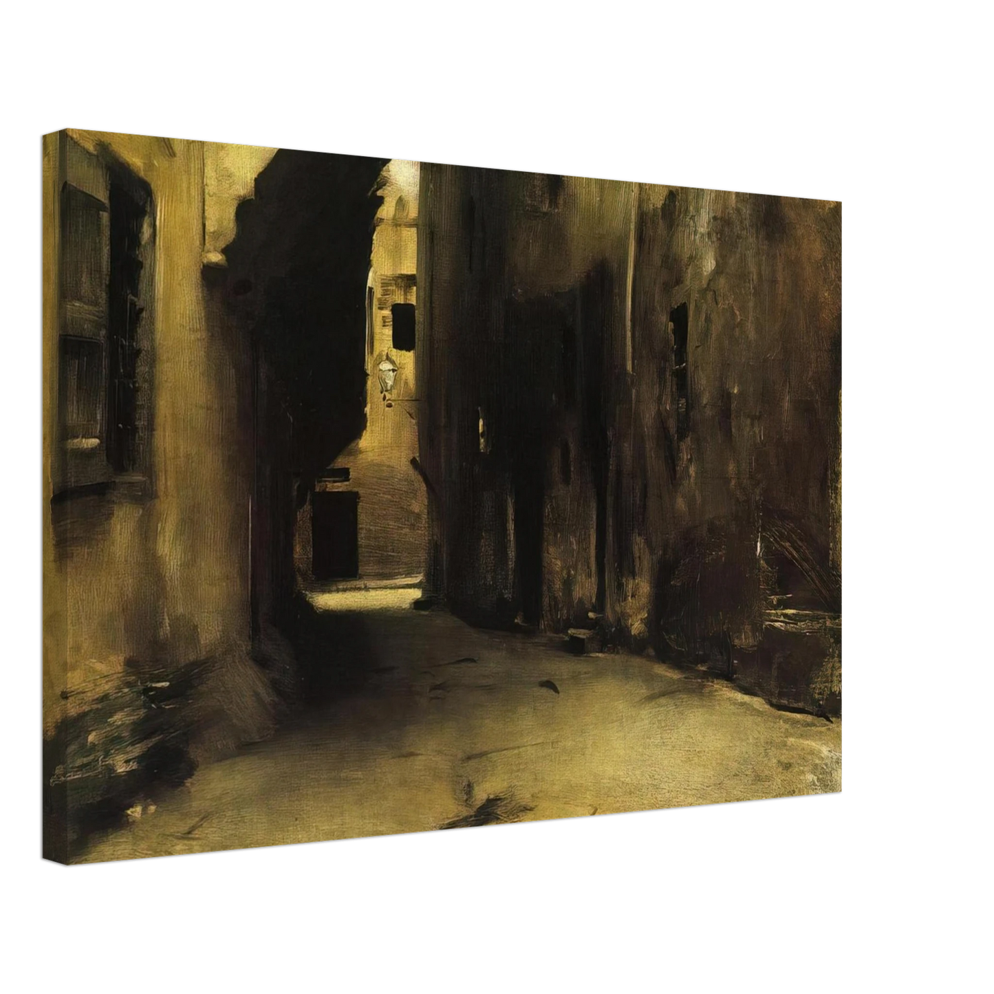 John Singer Sargent - A Street in Venice Canvas - 70x100 cm / 28x40 inches-canvas