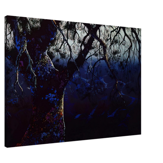 Eyvind Earle - Jewel Tree Canvas - 20x30 cm / 8x12 inches-canvas