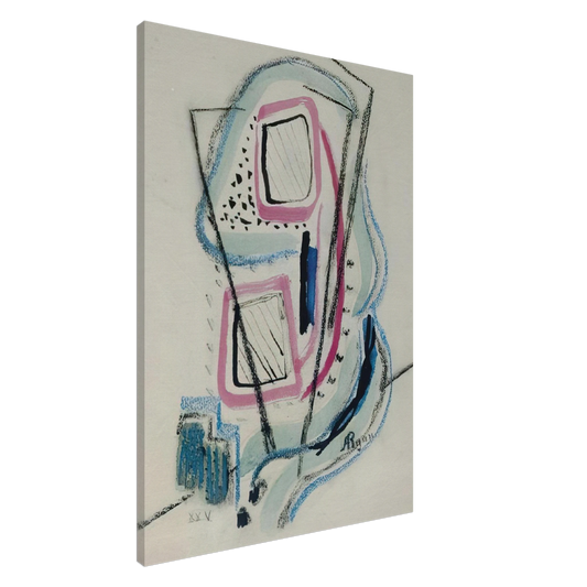 Anne Ryan - XXV - 1940 Canvas - 20x30 cm / 8x12 inches-canvas