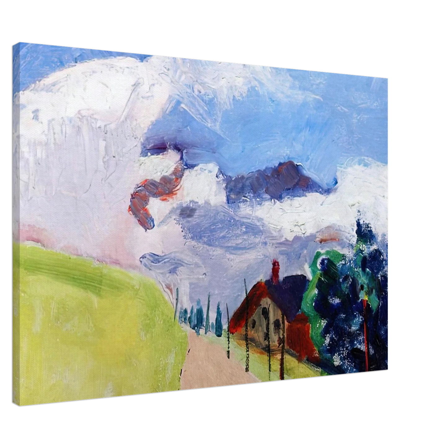 Henri Matisse - SWISS LANDSCAPE 1901 Canvas - 20x30 cm / 8x12 inches-canvas