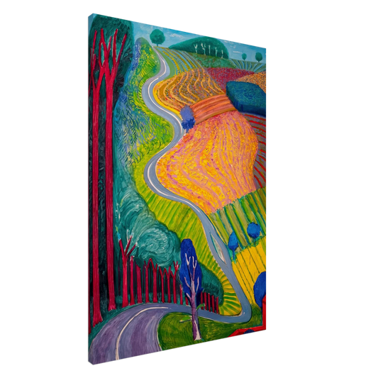 David Hockney - David Hockney Canvas - 20x30 cm / 8x12 inches-canvas
