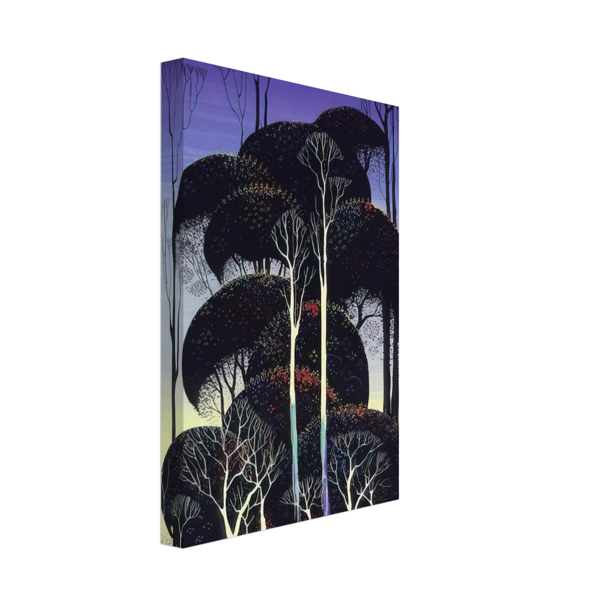 Eyvind Earle - Forest Arabesque Canvas - 70x100 cm / 28x40 inches-canvas