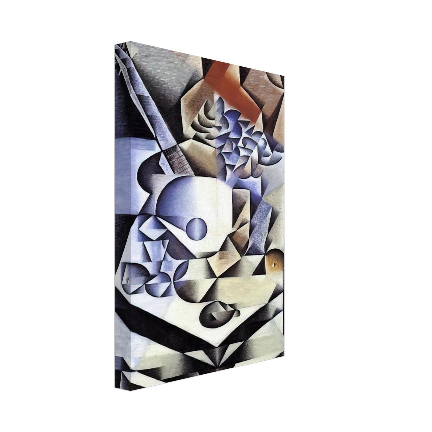 Juan Gris - STILL LIFE WITH FLOWERS 1912 Canvas - 70x100 cm / 28x40 inches-canvas