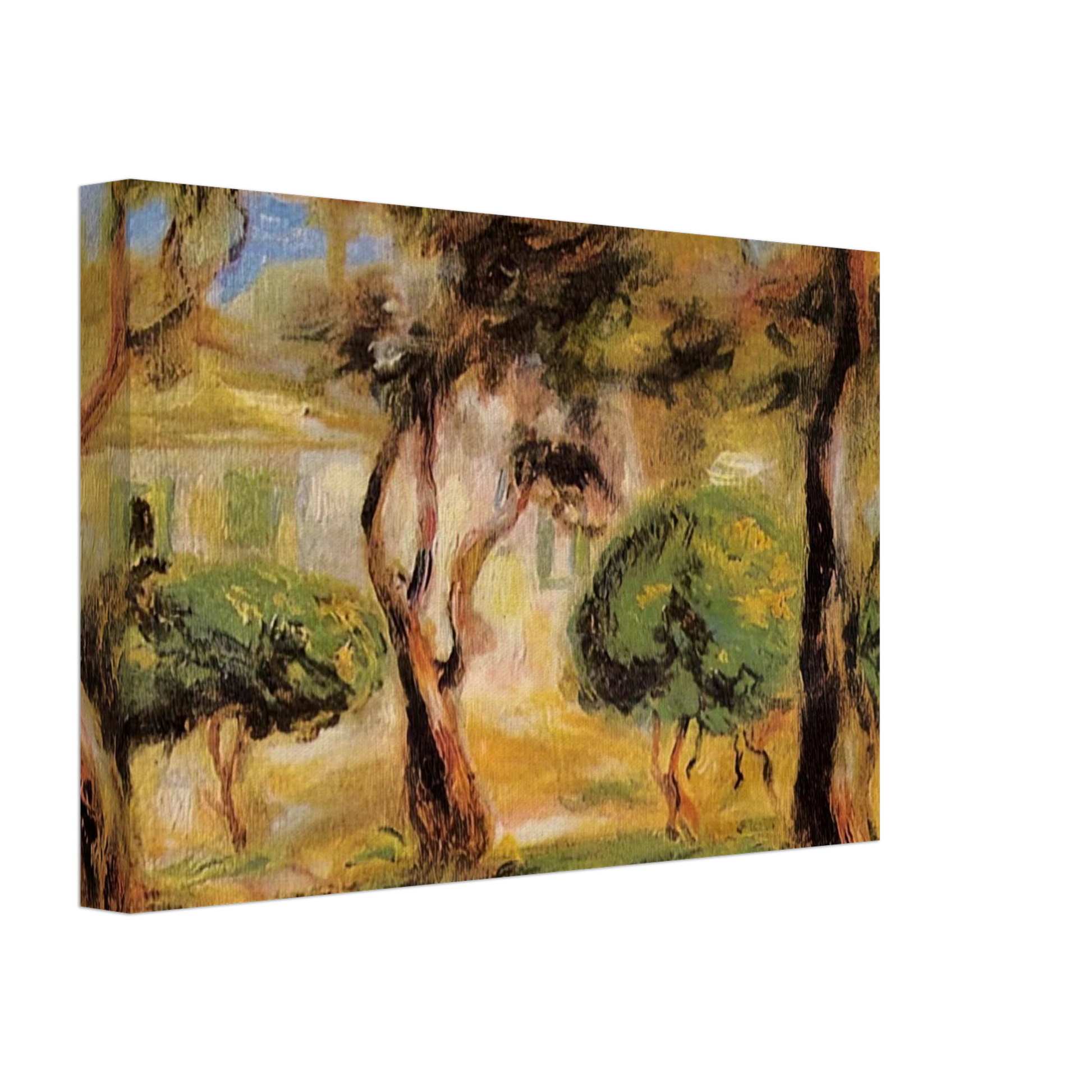 Pierre-Auguste Renoir - The Garden Collettes Canvas - 70x100 cm / 28x40 inches-canvas