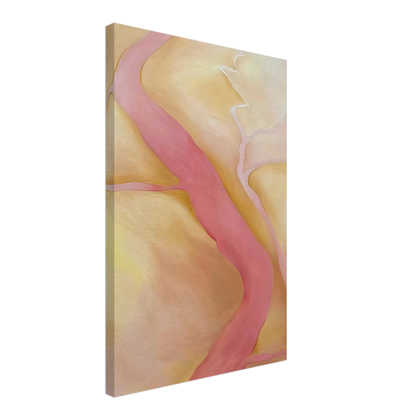 Georgia O'Keeffe - It Was Yellow and Pink II Canvas - 70x100 cm / 28x40 inches-canvas