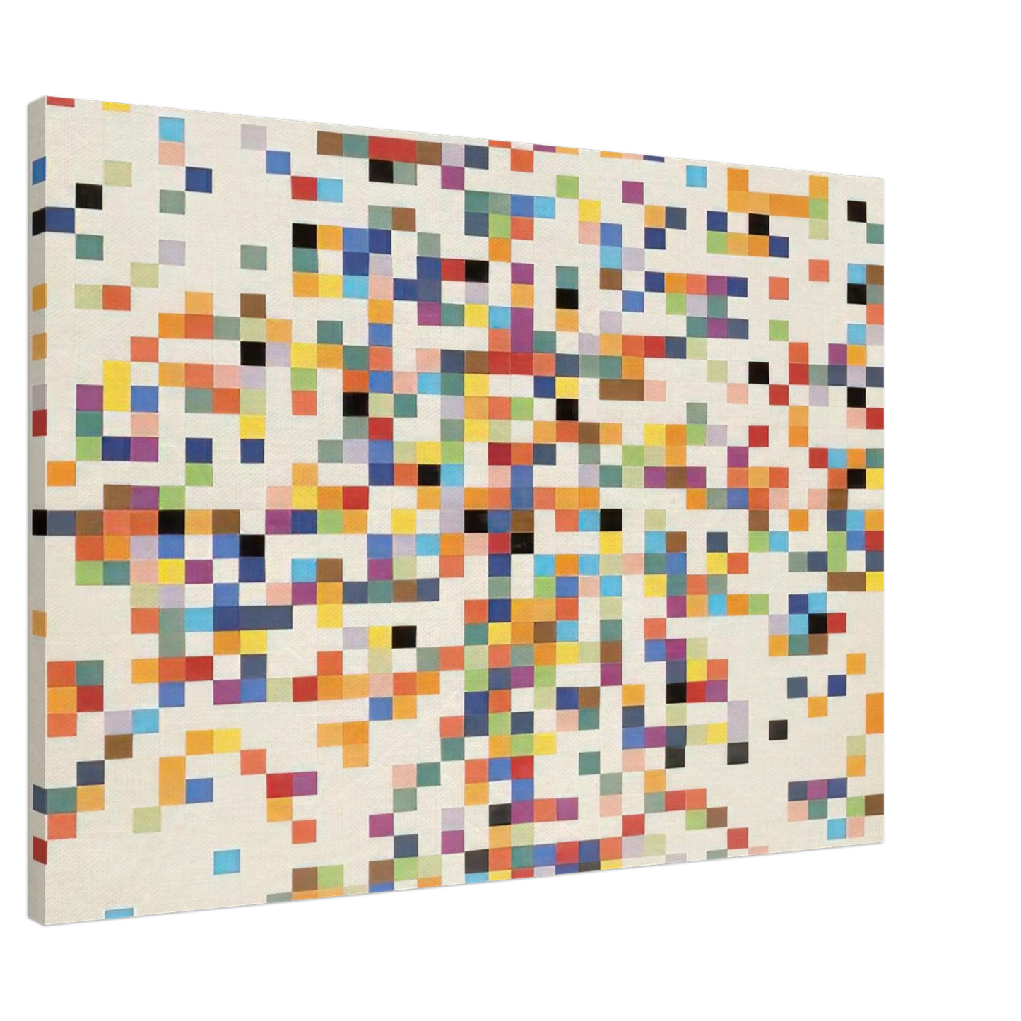 Ellsworth Kelly - Spectrum Colors Arranged by Chance II Canvas - 20x30 cm / 8x12 inches-canvas