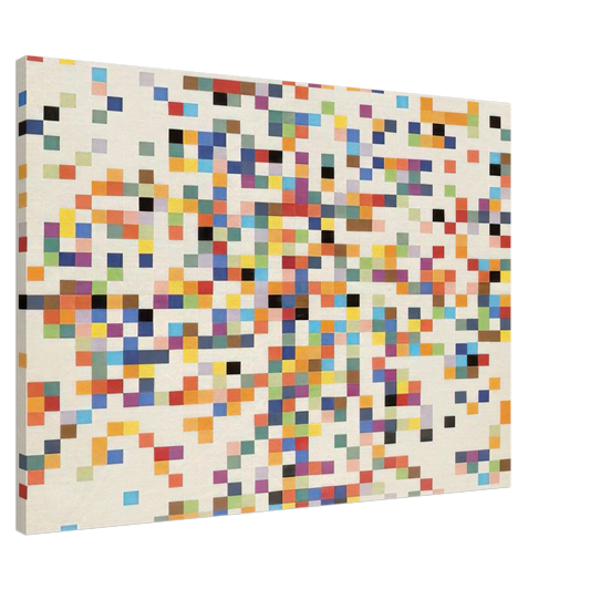 Ellsworth Kelly - Spectrum Colors Arranged by Chance II Canvas - 20x30 cm / 8x12 inches-canvas