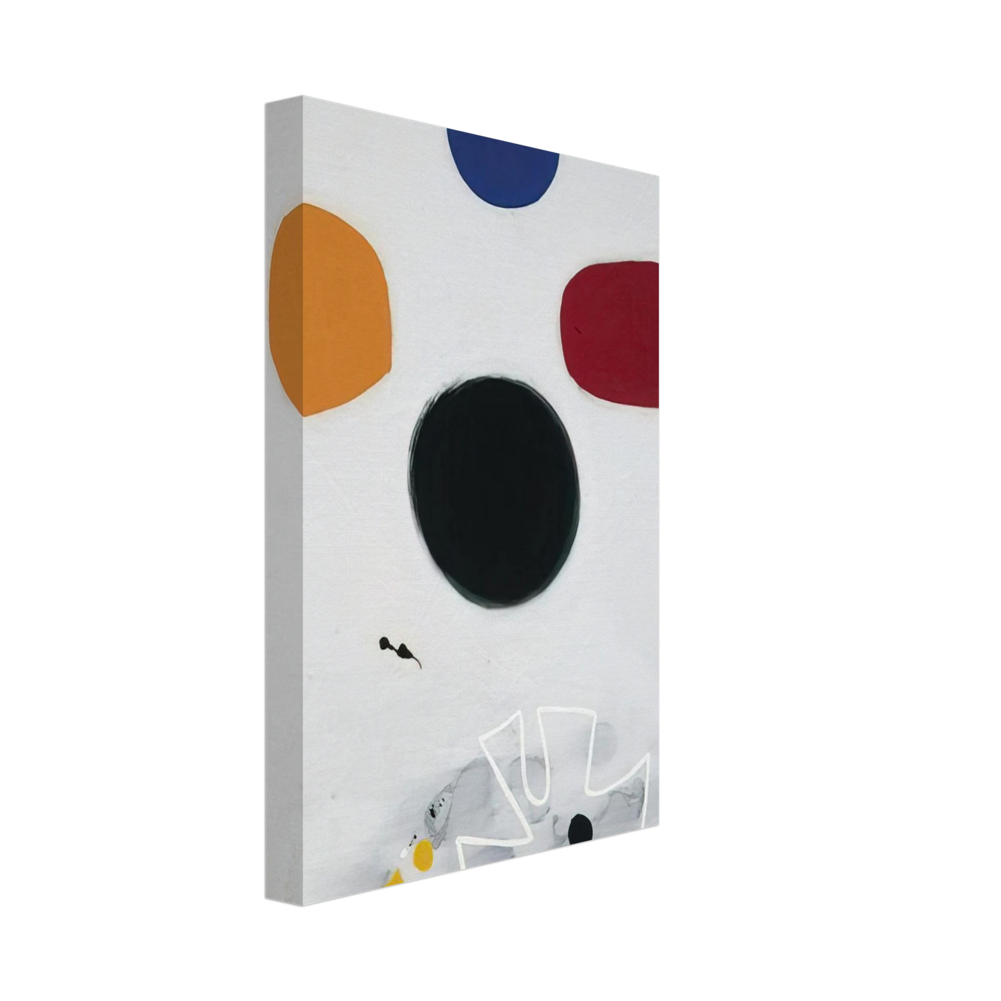 Adolph Gottlieb - White Line #2 - 1968 Canvas - 40x60 cm / 16x24 inches-canvas