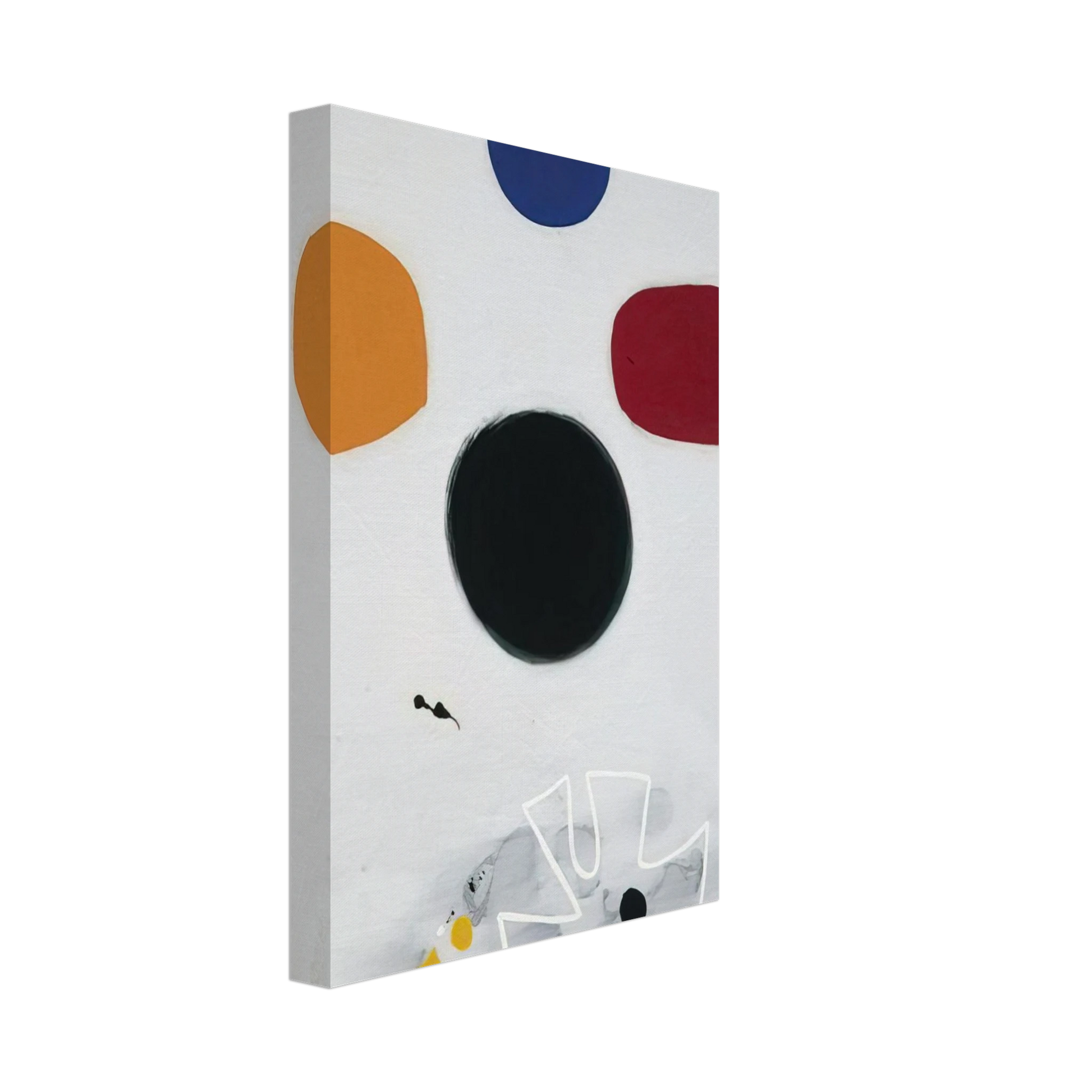 Adolph Gottlieb - White Line #2 - 1968 Canvas - 40x60 cm / 16x24 inches-canvas