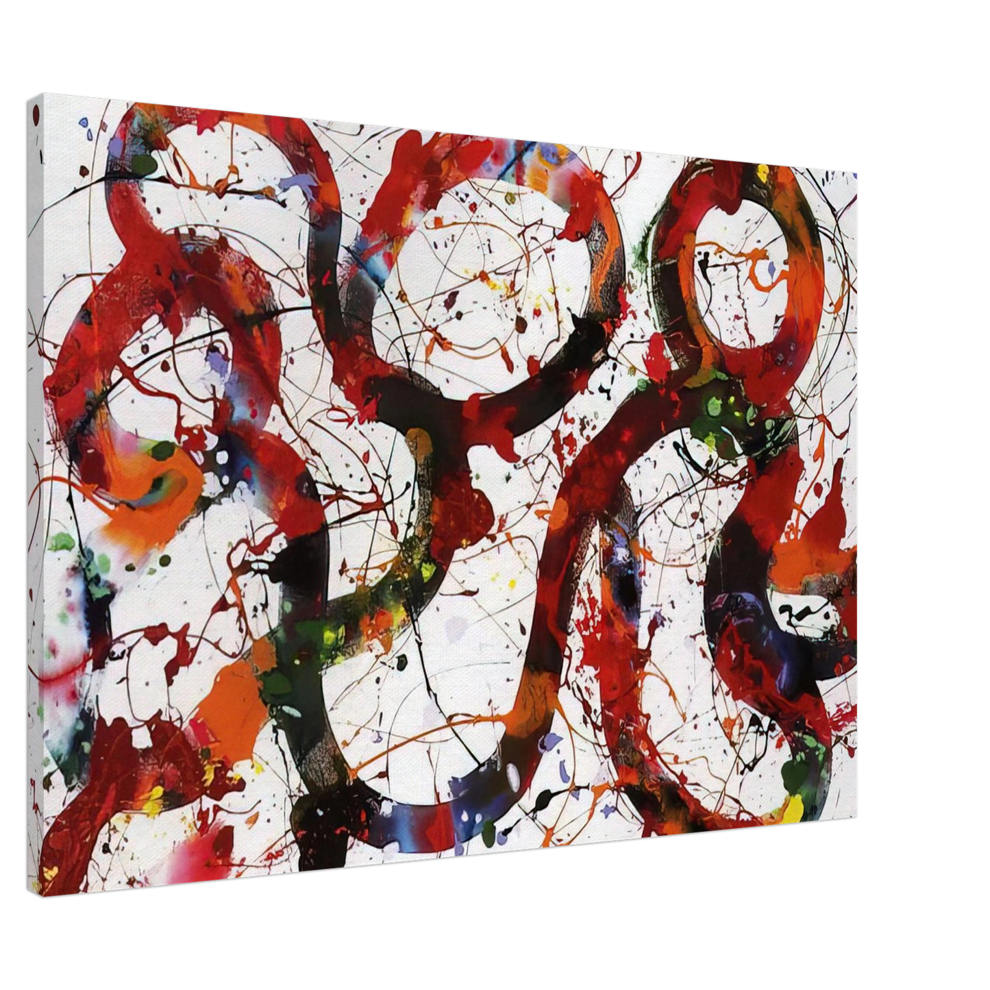 Sam Francis - Untitled  SFP88-12  Canvas - 20x30 cm / 8x12 inches-canvas