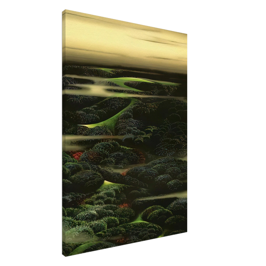 Eyvind Earle - Twilight Canvas - 20x30 cm / 8x12 inches-canvas