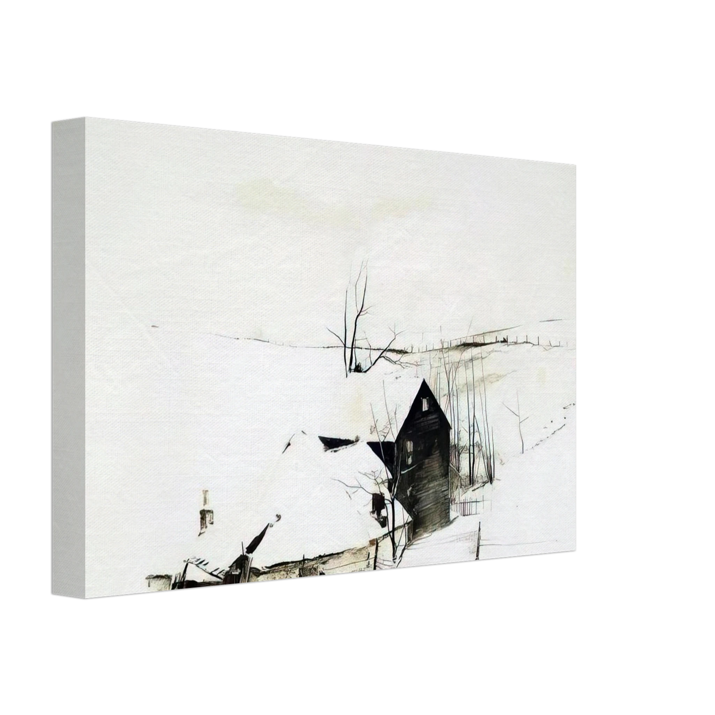 Andrew Wyeth - THE CORNER Canvas - 70x100 cm / 28x40 inches-canvas