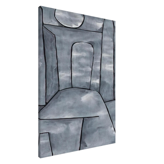 Paul Klee - A GATE 1938 Canvas - 20x30 cm / 8x12 inches-canvas