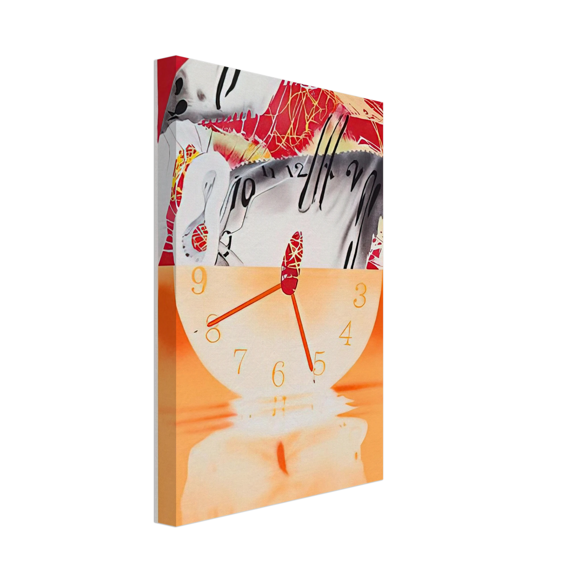 James Rosenquist - Hole in the Center of the Clock Canvas - 70x100 cm / 28x40 inches-canvas