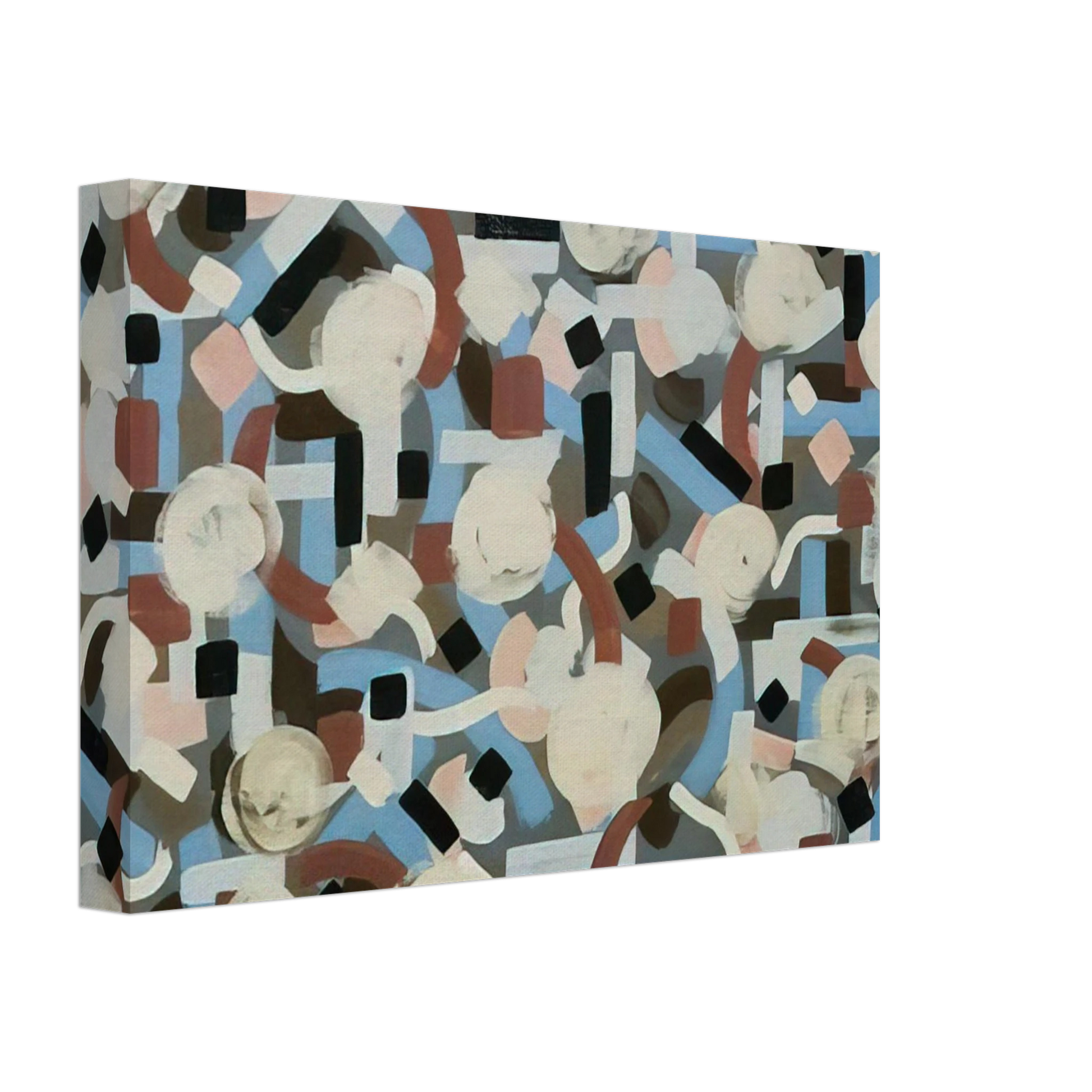 Alfred Manessier - Untitled - 1952 Canvas - 40x60 cm / 16x24 inches-canvas