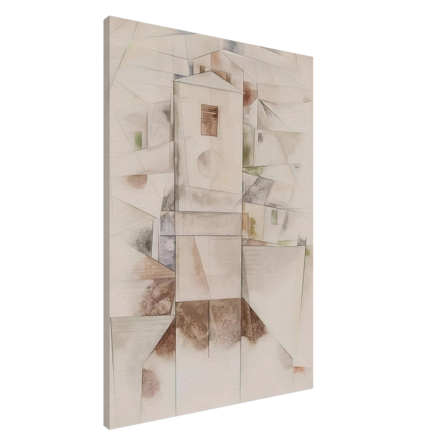 Charles Demuth - White Architecture - 1917 Canvas - 20x30 cm / 8x12 inches-canvas